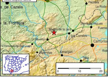 Un terremoto de 4,2 en El Saucejo (Sevilla) se siente en Córdoba y Málaga
