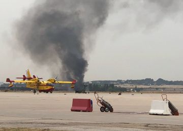 Un fallo de motor, causa del accidente del F-18 en Torrejón Un fallo de motor, causa del accidente del F-18 en Torrejón