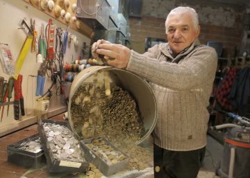 Los más de mil kilos de pesetas ‘rubias’ que guarda un vecino de Elorrio