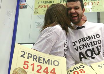 51244: segundo premio de la Lotería de Navidad