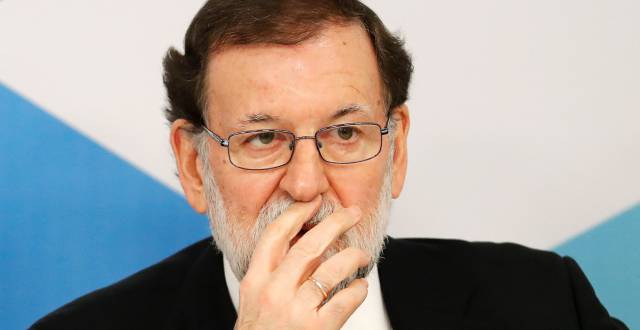 Rajoy en la reunión de la ejecutiva del PP.