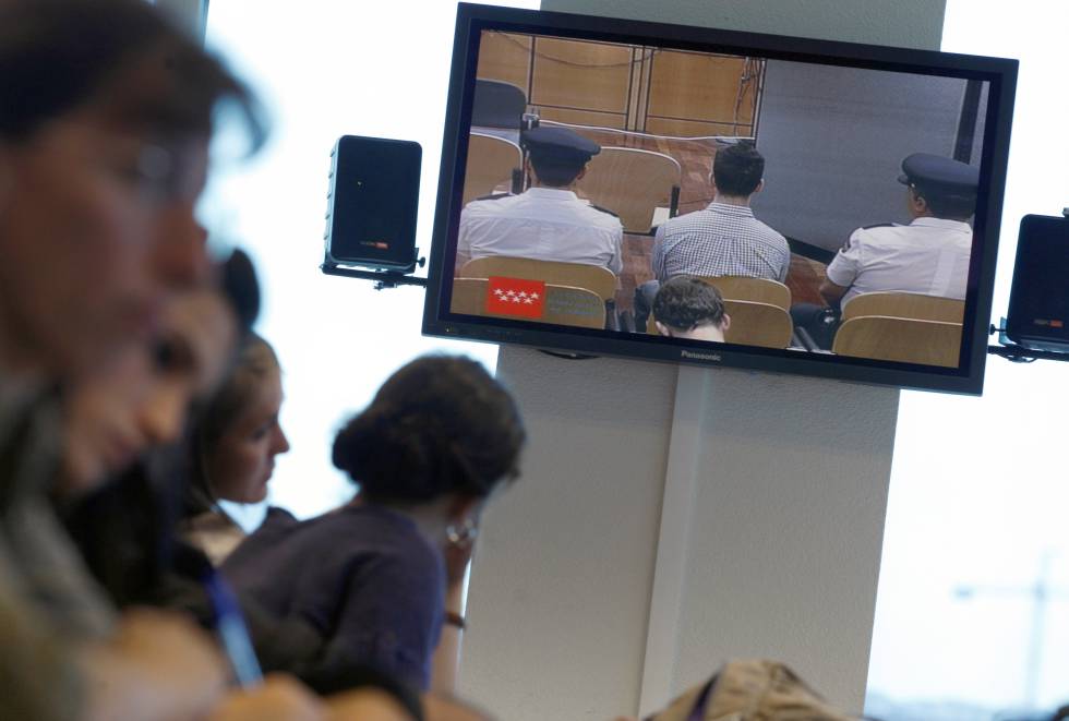 Segunda sesión del jucio por el asesinado de Carlos Palomino, supuestamente por Josué Estébanez, en la Audiencia Provincial de Madrid. Septiembre de 2009.