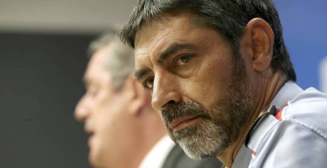 Josep Lluís Trapero junto al exconsejero Joaquim Forn.