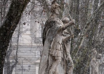 La nieve irá dando paso a un frío gélido