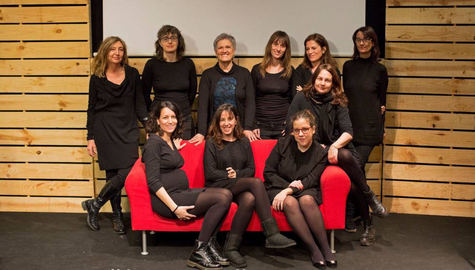 Las periodistas de la redacción de Barcelona.