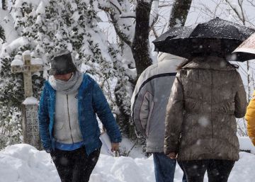 Un nuevo temporal de nieve pone en aviso a 33 provincias, con Asturias en alerta roja