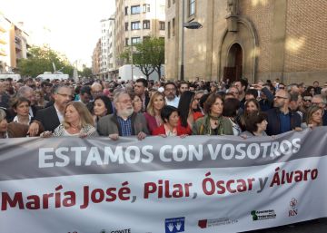 Víctimas de ETA congregan a cientos de personas en apoyo a las víctimas de Alsasua