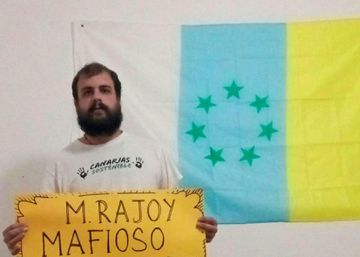 Detenido un activista tinerfeño por presunta injuria a la Corona