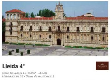Qué pinta el parador de León en Lleida