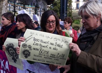 Miles de personas exigen el cumplimiento del Pacto de Estado contra la violencia machista