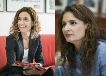María Jesús Montero, ministra de Hacienda, y Meritxell Batet, titular de Administración Territorial