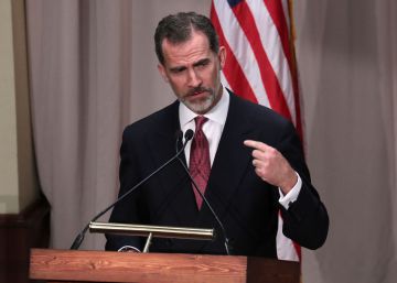 El Rey defenderá el libre comercio frente al proteccionista Trump