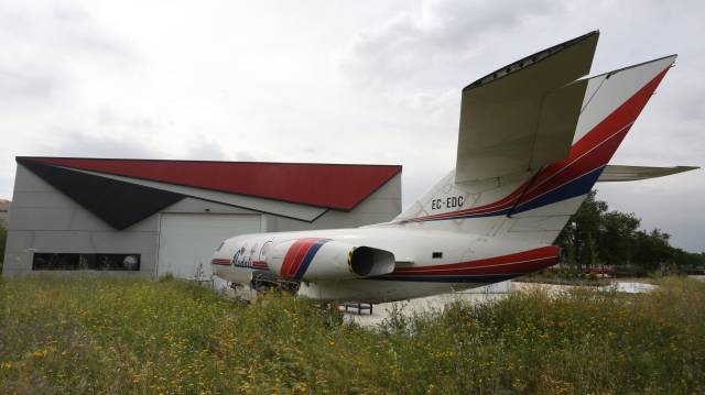 El hangar de la Universidad Rey Juan Carlos.