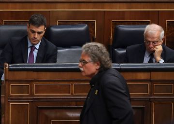 Sánchez culpa al Gobierno de Rajoy de la fractura social en Cataluña