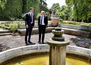 La fuente de Machado sella el cambio de tono radical entre Sánchez y Torra