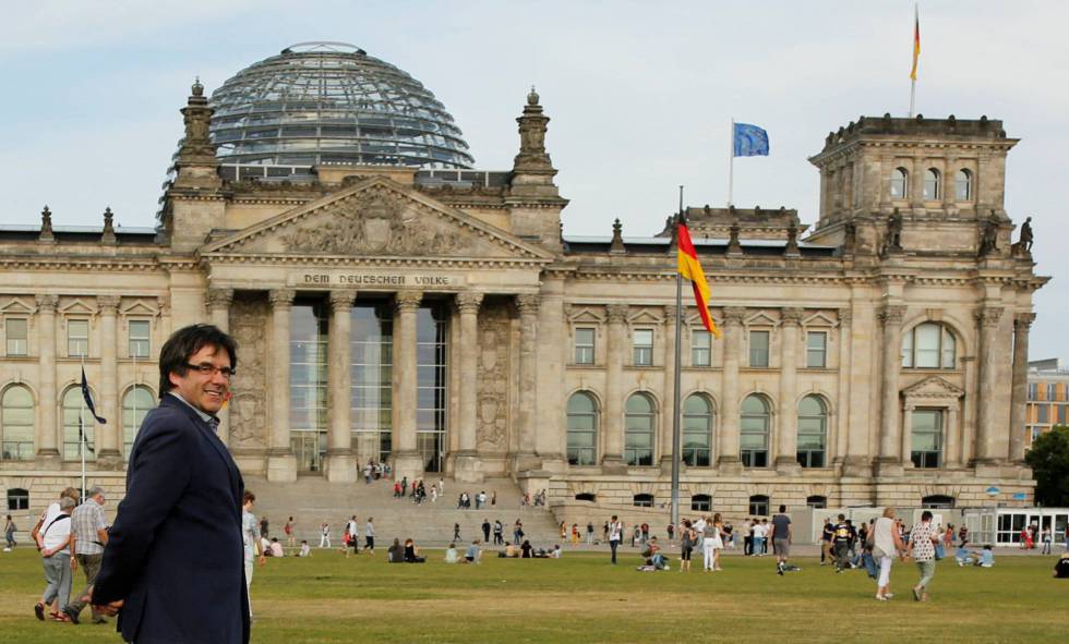 El expresidente Carles Puigdemont, en una imagen de archivo en Berlín. rn
