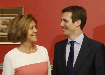 El apoyo de Cospedal impulsa a Casado en la recta final