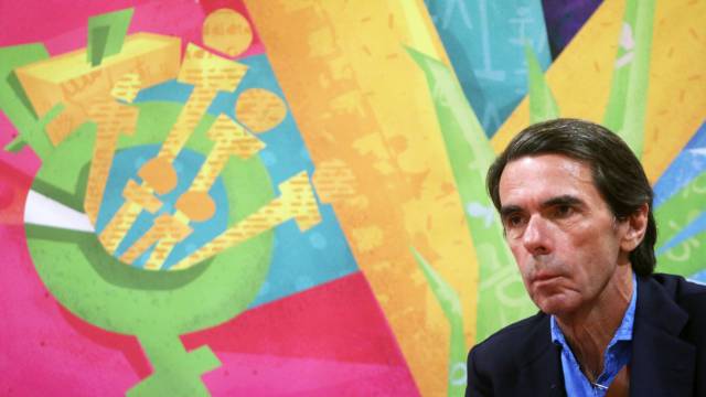 Aznar, en la Universidad de Málaga.
