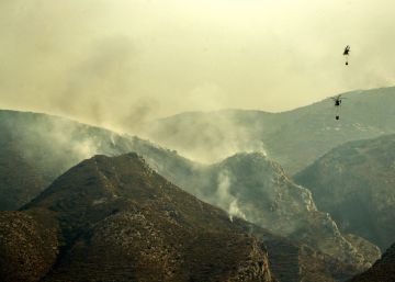 Un llamp va causar l’incendi de Llutxent (València) que ha obligat a evacuar 2.650 persones