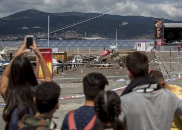 Usuarios del puerto de Vigo denuncian el deterioro de años del muelle que se hundió