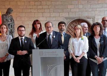 Consulta la declaración institucional de Quim Torra durante el aniversario de los atentados de Cataluña