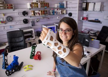 La ingeniera malagueña que revoluciona el mercado de las escayolas con sus férulas 3D