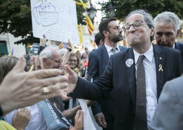 El primer aniversario del 20-S deriva en un alegato de la Generalitat contra la justicia