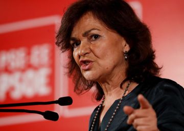 Carmen Calvo dice que si el juicio a los soberanistas tarda “no sería lógico alargar la prisión preventiva”