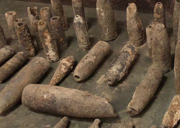 Hallado en Alcoy un arsenal con 80 bombas de la Guerra Civil