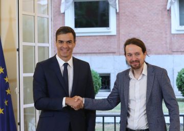 Sánchez e Iglesias sellan un pacto para agotar la legislatura