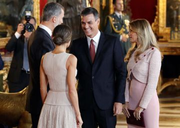 La confusió de protocol de Pedro Sánchez en la recepció del 12 d’octubre