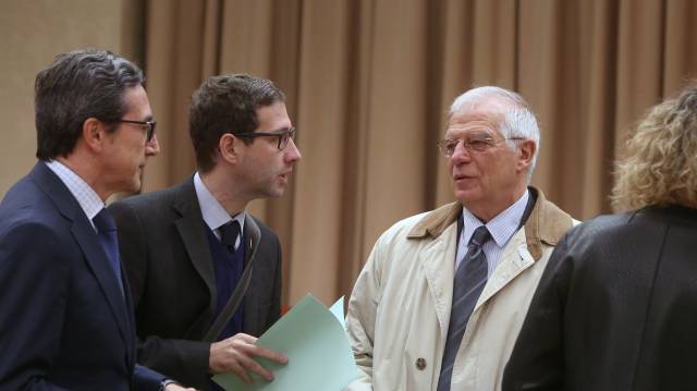 Josep Borrell, en el Congreso.
