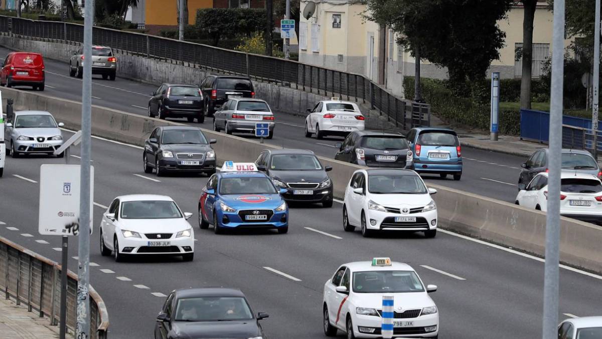 La autovía A-5, a su paso por Madrid.