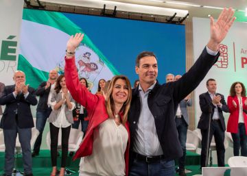 Pedro Sánchez aparca sus diferencias con Susana Díaz: “Estoy contigo”