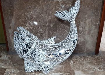 Un ladrón sustrae una escultura de una calle de Tenerife y después la devuelve con una carta de disculpa