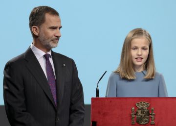 La princesa Leonor hace su primera lectura pública para conmemorar la Constitución