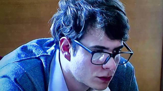 Patrick Nogueira durante una de las sesiones del juicio.