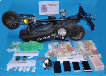 Detenidos en Ciudad Real tres traficantes que repartían cocaína en un patín eléctrico