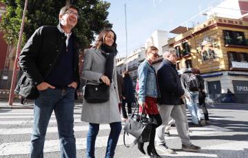 Juan Marín i Inés Arrimadas, a Sevilla.