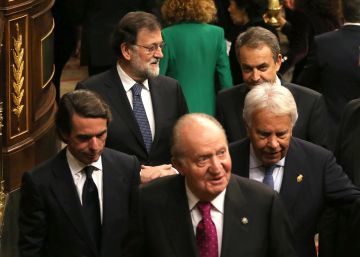Los cuatro presidentes del Rey emérito
