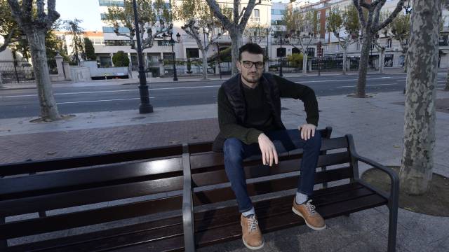 Alberdi, en el lugar donde fue detenido en 2012.