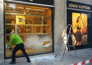 Espectacular persecución en Valencia tras el intento de atraco a una tienda de Louis Vuitton
