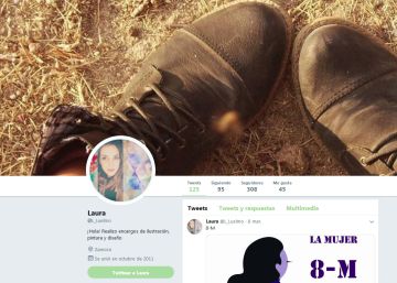 El último tuit de Laura Luelmo reivindicaba los derechos de la mujer