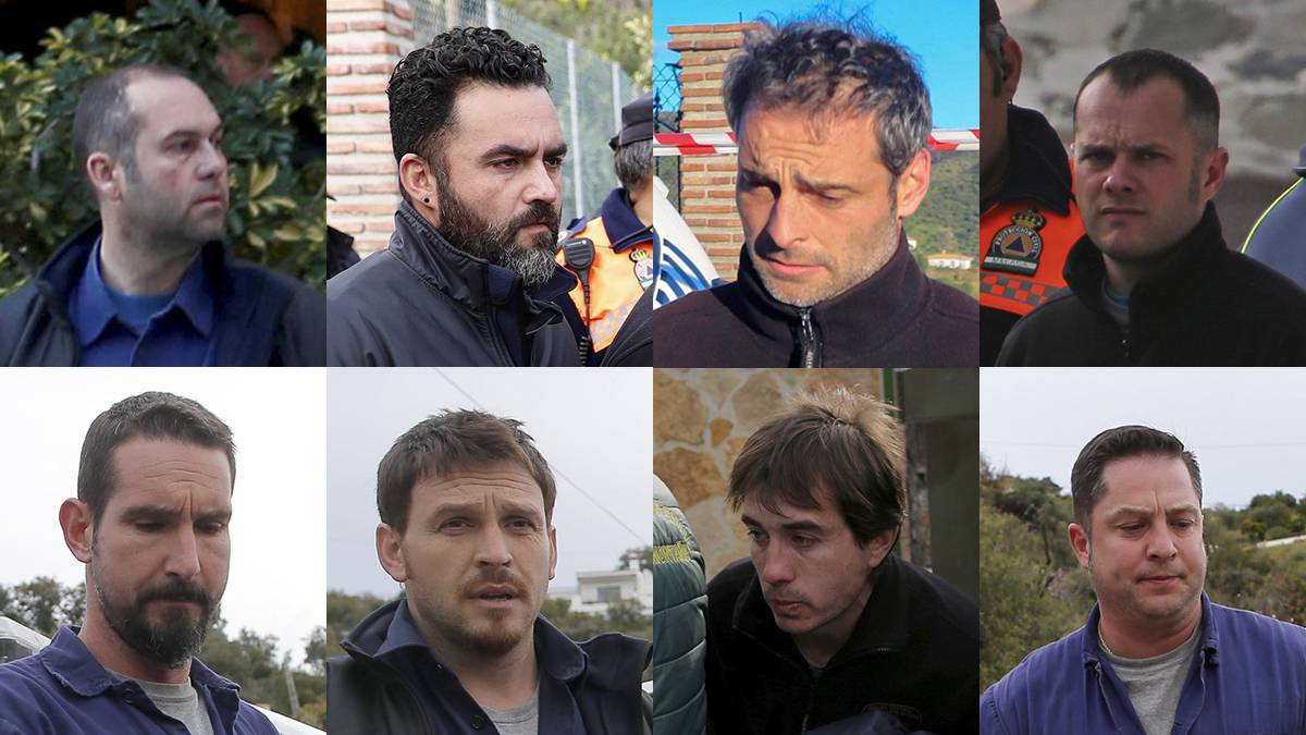 Estos son los ocho mineros que buscan a Julen