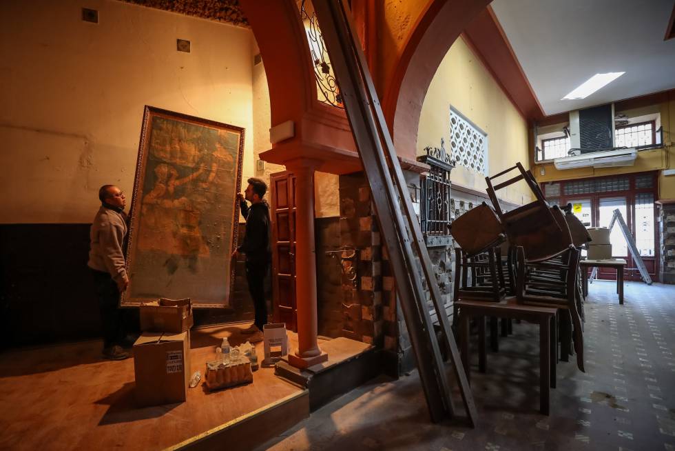 Interior del local.