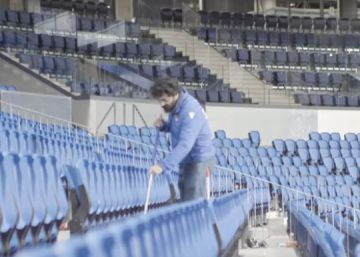 La segunda vida de las decenas de kilos de cáscaras de pipas que recoge la Real Sociedad en cada partido