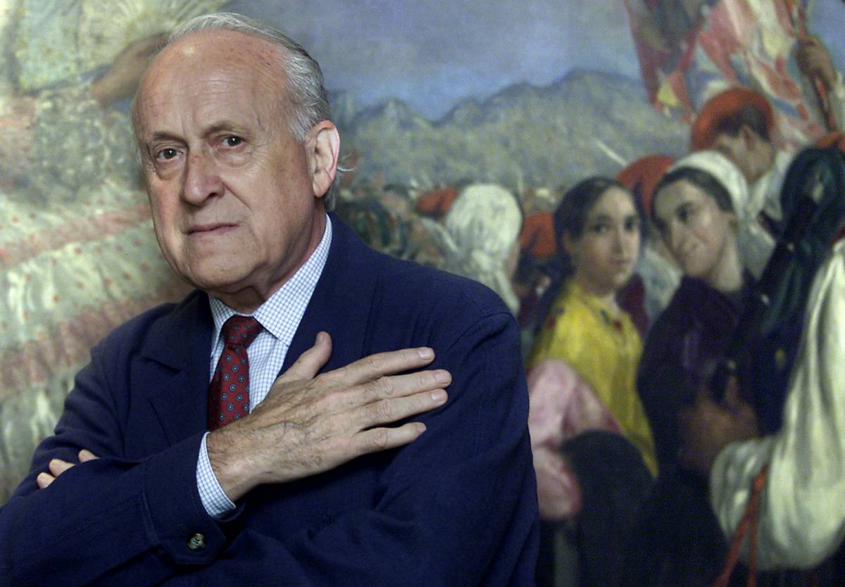 Xabier Arzalluz, en la sede del PNV en Bilbao en una imagen de archivo.
