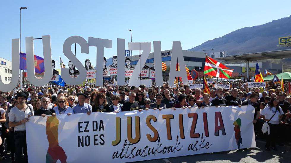 Manifestación contra la sentencia del caso Alsasua