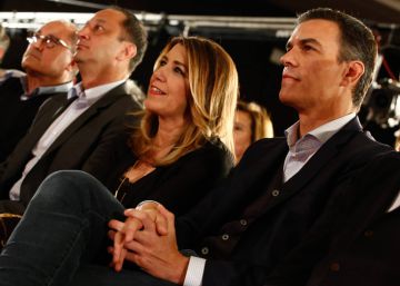 Pedro Sánchez y Susana Díaz intervienen en un acto en Jaén