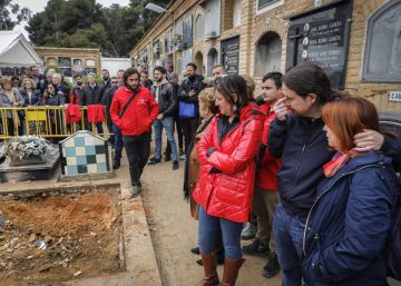 Pablo Iglesias asiste a los trabajos de exhumación de su tío abuelo fusilado